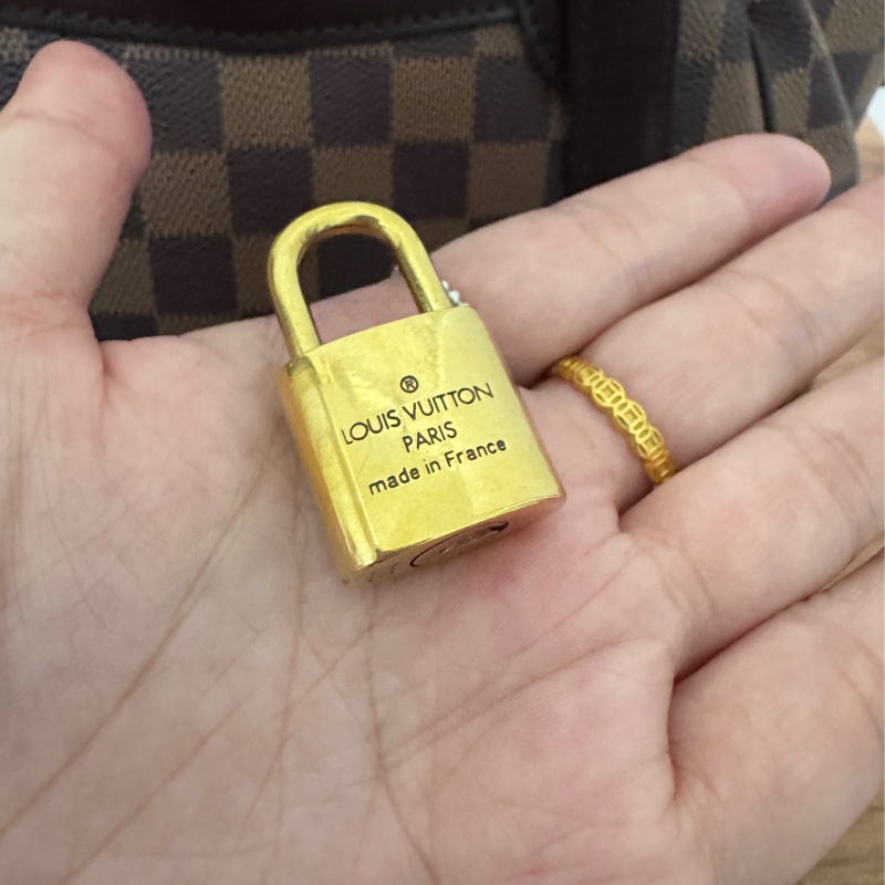 Lv棋盤格小號元寶包-25