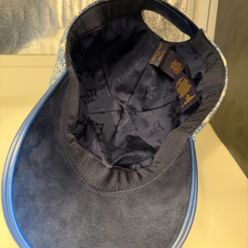 LOUIS VUITTON M77437 Monogram Denim textile Baseball hat jacquard cap-8