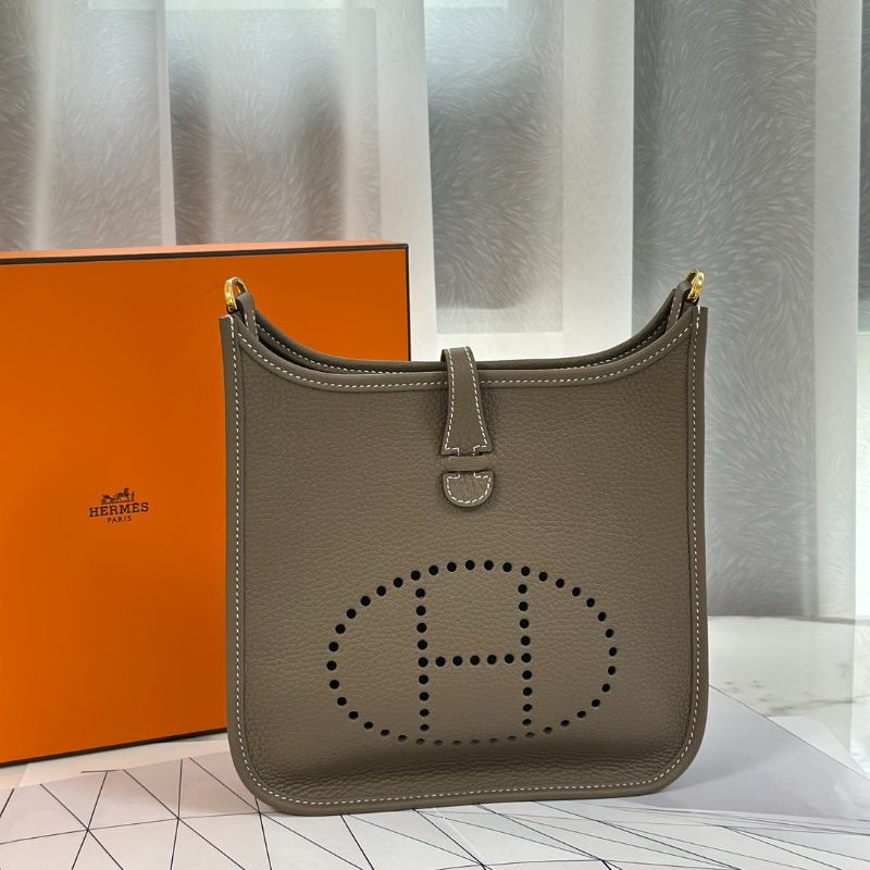 HERMES Evelyne 23 - 灰金 K-2