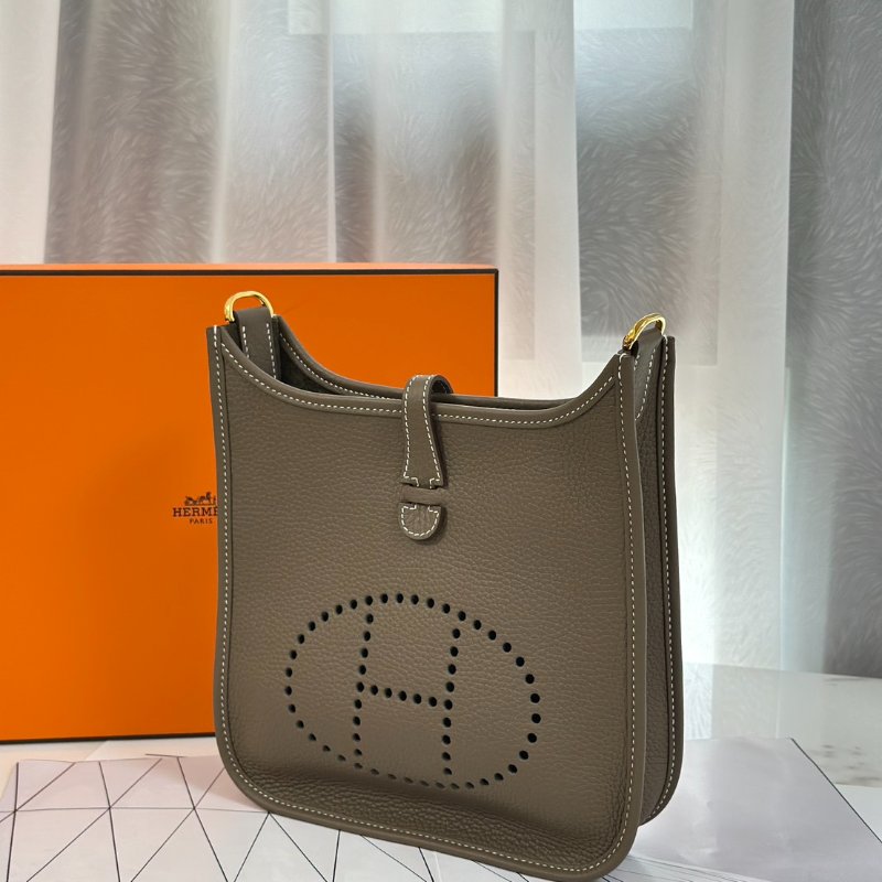 HERMES Evelyne 23 - 灰金 K-4