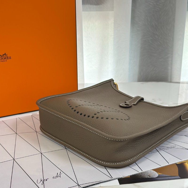 HERMES Evelyne 23 - 灰金 K-6