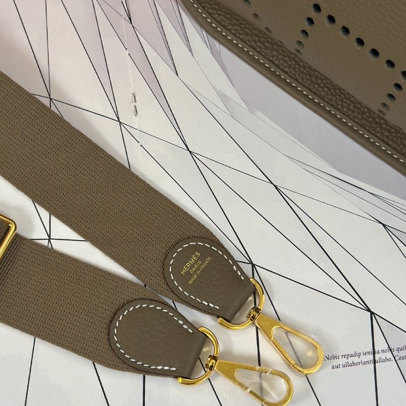 HERMES Evelyne 23 - 灰金 K-8