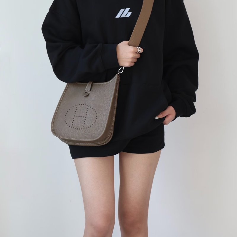 HERMES Evelyne 23 - 灰金 K-11