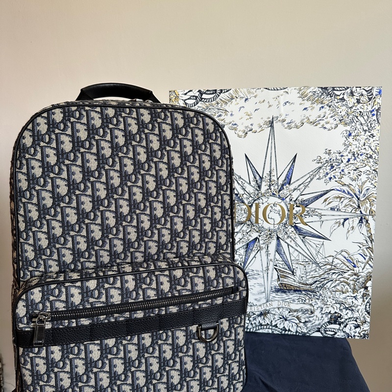 【全新現貨】Dior Rider 經典老花後背包｜立體方正廓形、15吋筆電OK！-5