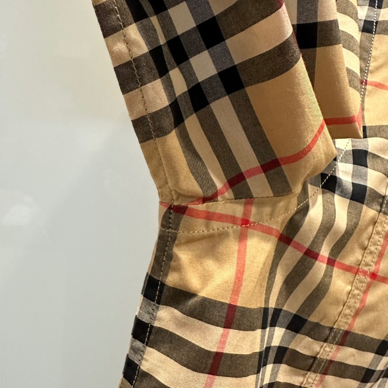 【美收精品】BURBERRY 茶色格紋襯衫 4-739-3