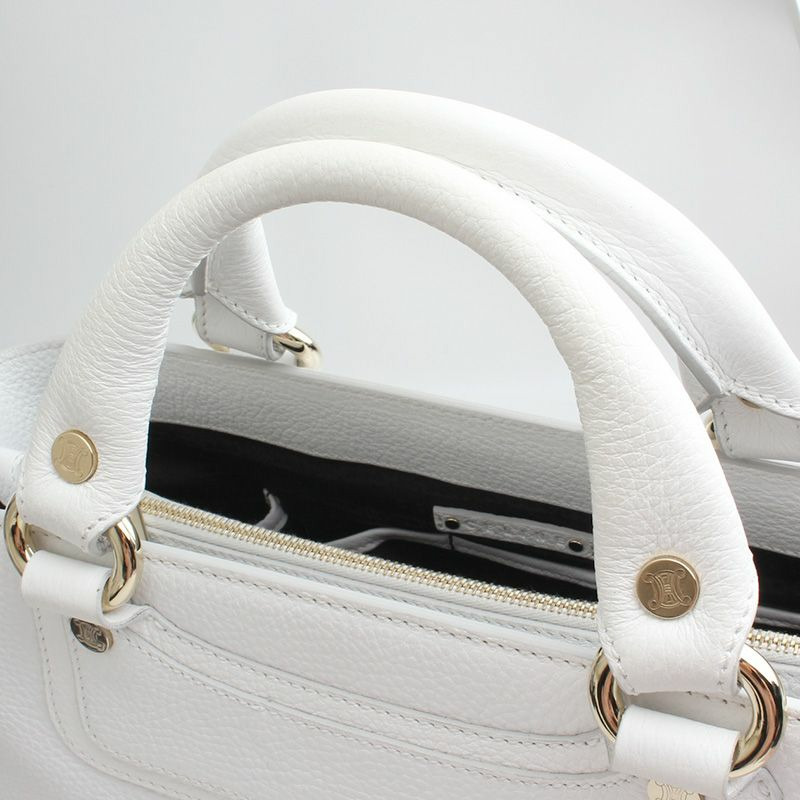 【包稅】CELINE 白色 Boogie 手提包-5