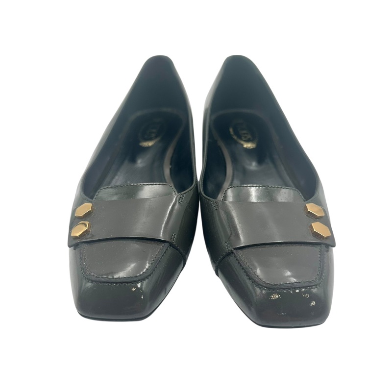 【美收精品】TODS 灰色矽膠平底鞋 4-870-0