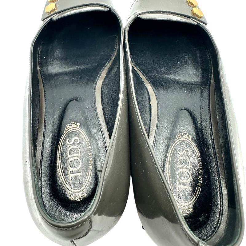 【美收精品】TODS 灰色矽膠平底鞋 4-870-6