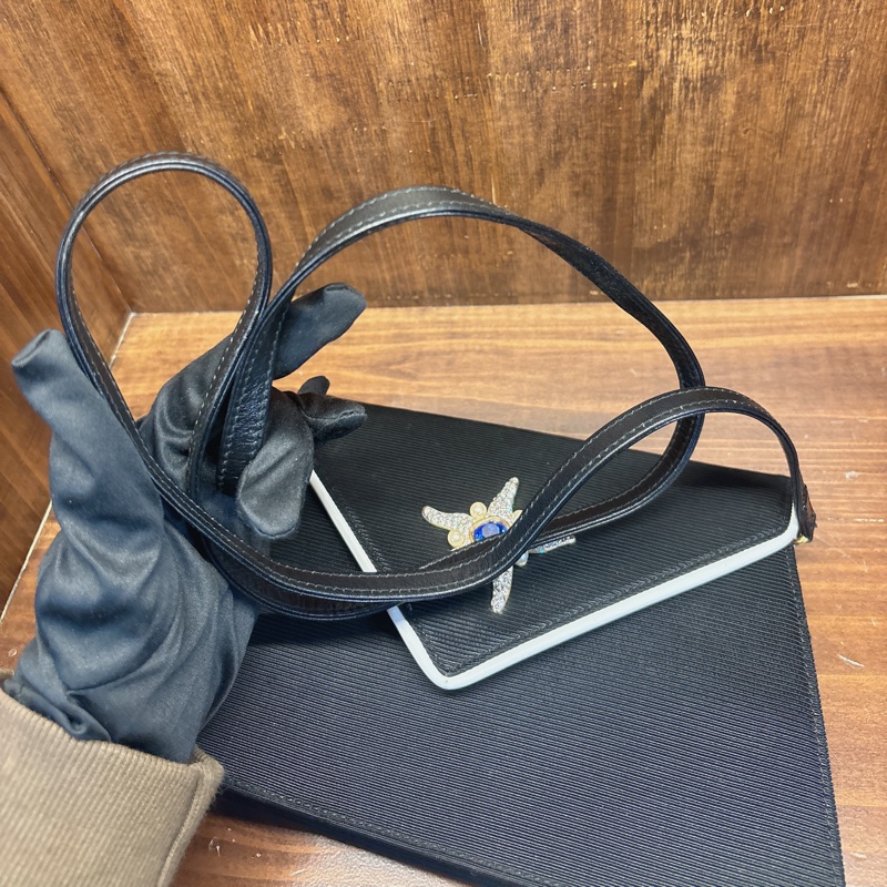 Valentino 黑色手提包-6