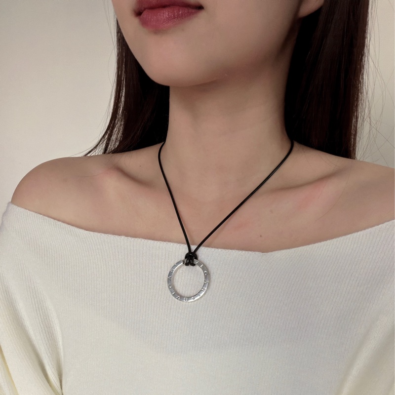 寶格麗 Bvlgari 吊墜 鎖匙圈 絲巾圈 項鏈 純銀 意大利製-2