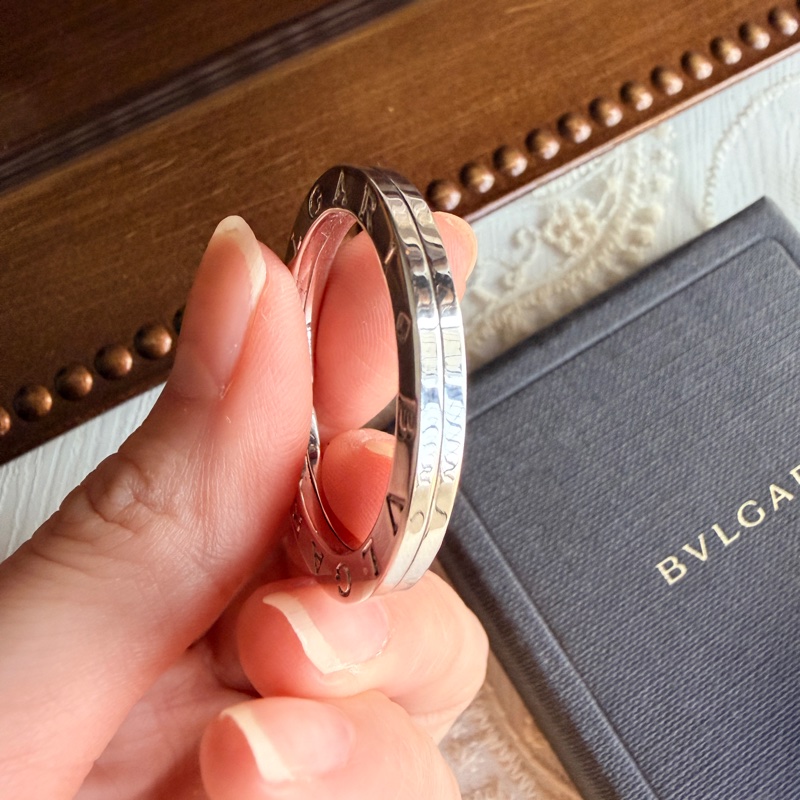 寶格麗 Bvlgari 吊墜 鎖匙圈 絲巾圈 項鏈 純銀 意大利製-16