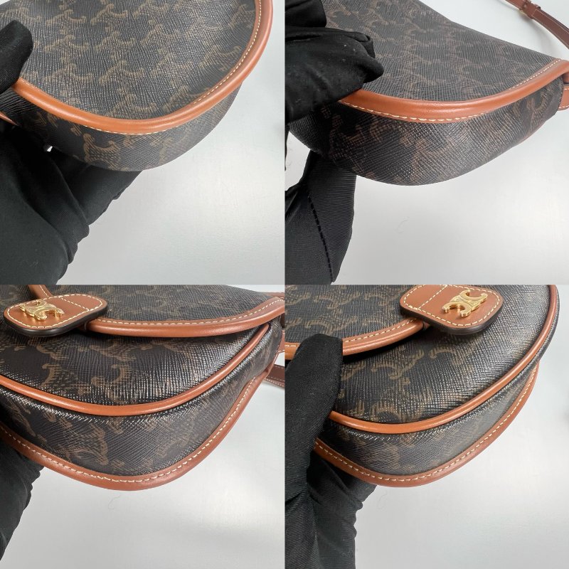 全新品 CELINE  老花馬鞍包-7