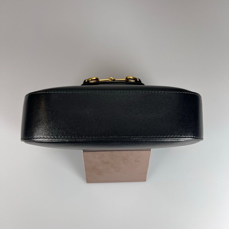 GUCCI 658574 黑牛皮1955側肩包-4