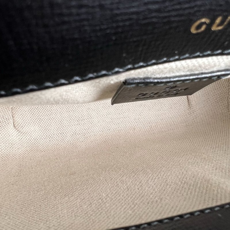 GUCCI 658574 黑牛皮1955側肩包-6