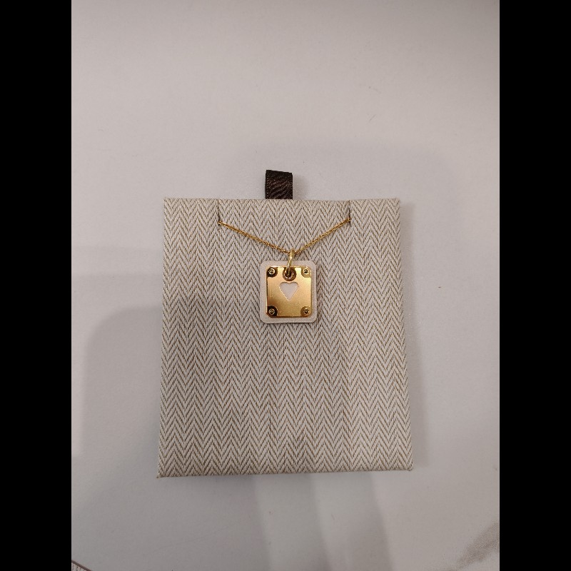 Hermès As de Cœur pendant necklace-1