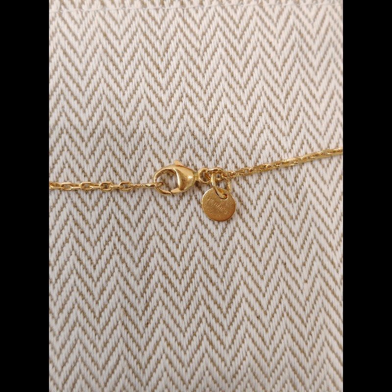 Hermès As de Cœur pendant necklace-4