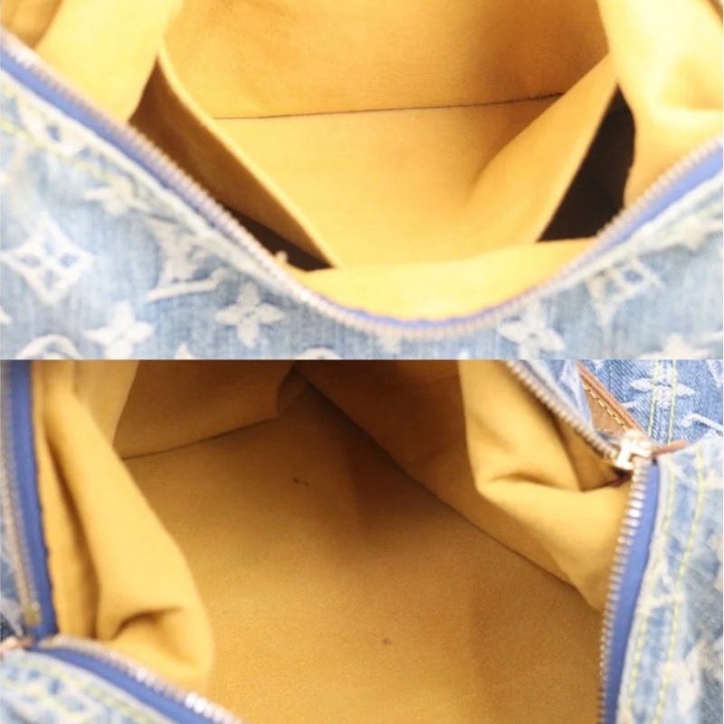 「JL精品代購」中古 LV牛仔丹寧baggy中號-10