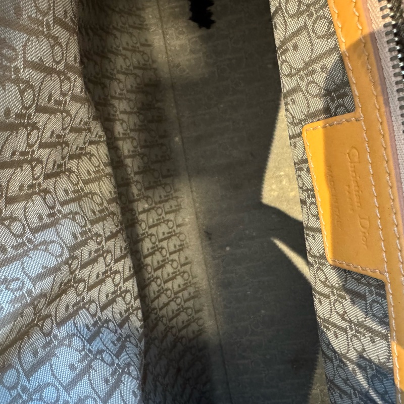 Dior 迪奧 Lady Dior 戴妃手提包 奶茶色 漆皮 大號 女款 托特包-11