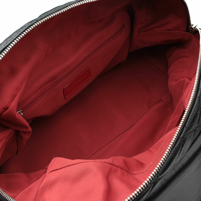 【包稅】CHANEL 黑色皮革 CC 標誌鏈條單肩包-4