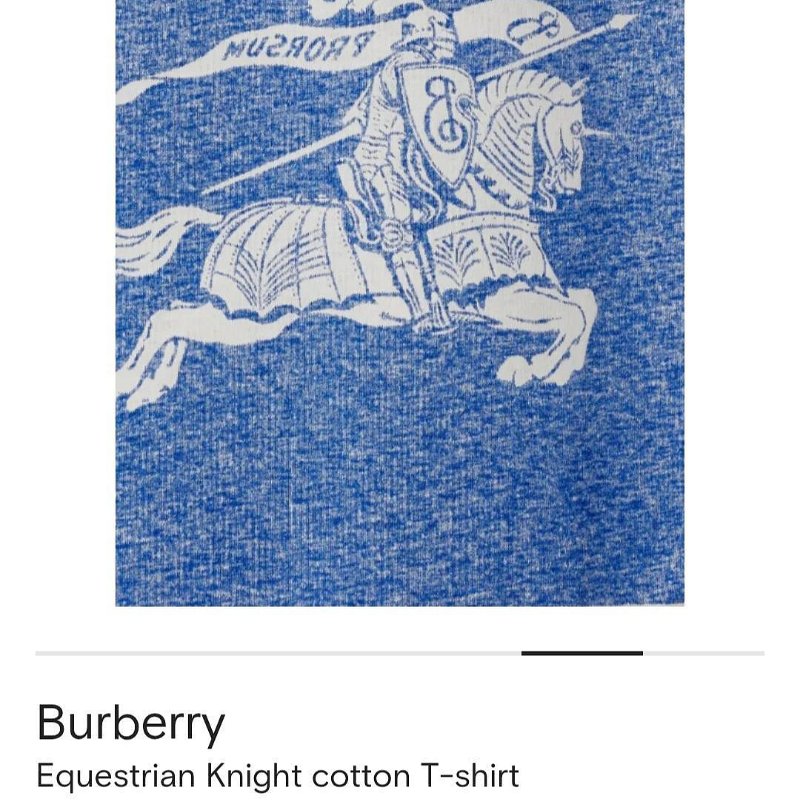 💎Han's house精品服飾💎BURBERRY 戰馬  短T T恤 短袖 原價23000-4