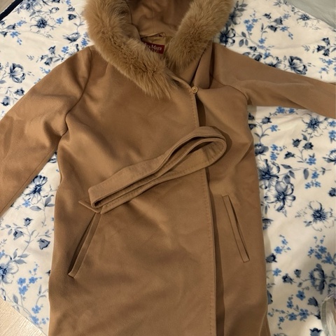 Maxmara mango 羊毛駝色大衣