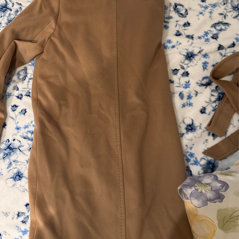 Maxmara mango 羊毛駝色大衣-7