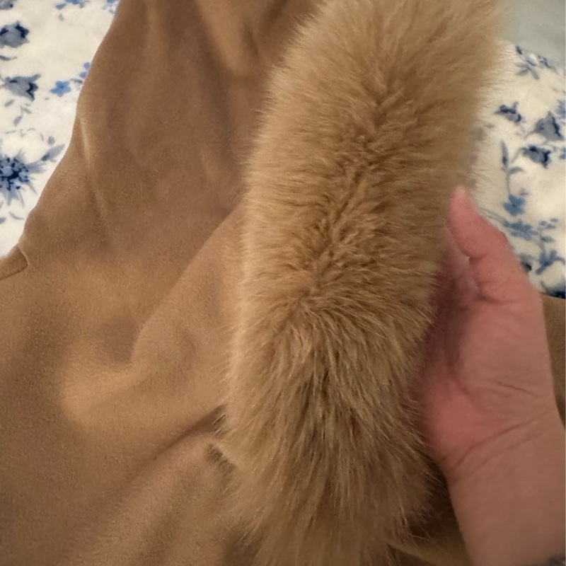 Maxmara mango 羊毛駝色大衣-10