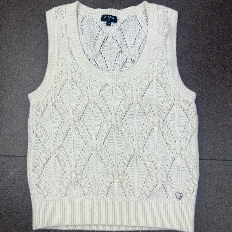 CHANEL 針織背心 EU 38-0