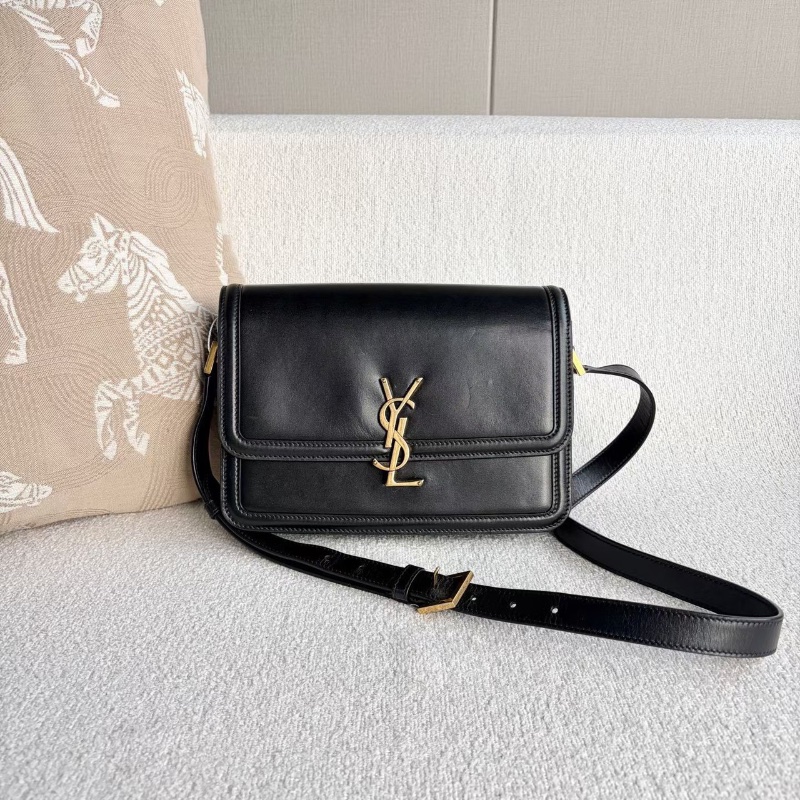 YSL Solferino豆腐包中號黑色金扣 23*17*4.5 98新配件塵袋-1