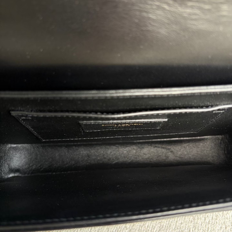 YSL Solferino豆腐包中號黑色金扣 23*17*4.5 98新配件塵袋-2