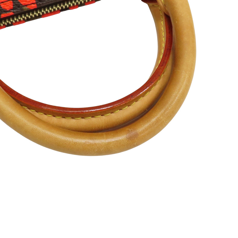 棕色 原花 帆布 塗鴉 SPEEDY 30 波士頓包 手提包【LOUIS VUITTON LV 路易威登】 M93705-13