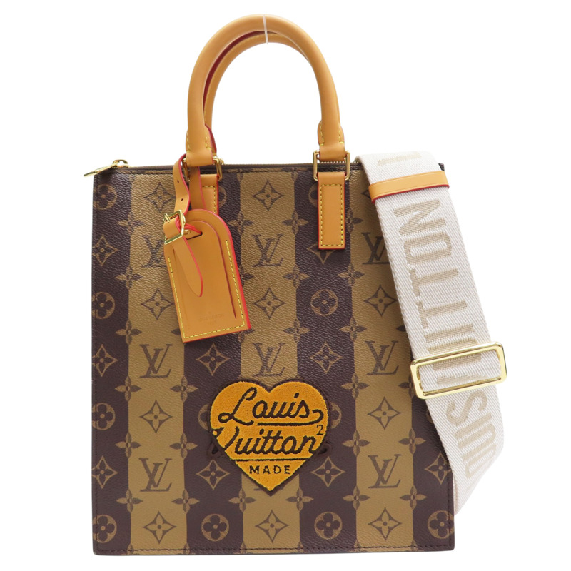 棕色 原花 PVC塗層帆布 NIGO 聯名 兩用包【LOUIS VUITTON LV 路易威登】 M45969-0