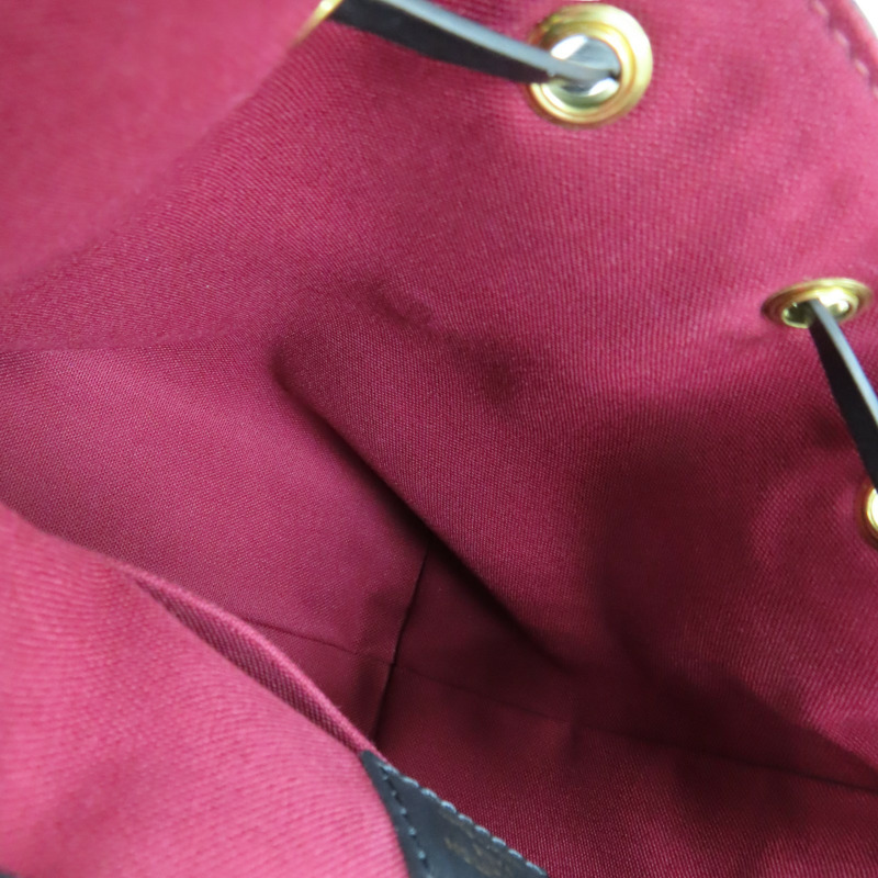 黑/棕色 原花帆布 Montsouris NM BB 後背包 M45516【LOUIS VUITTON LV 路易威登】 M45516-5