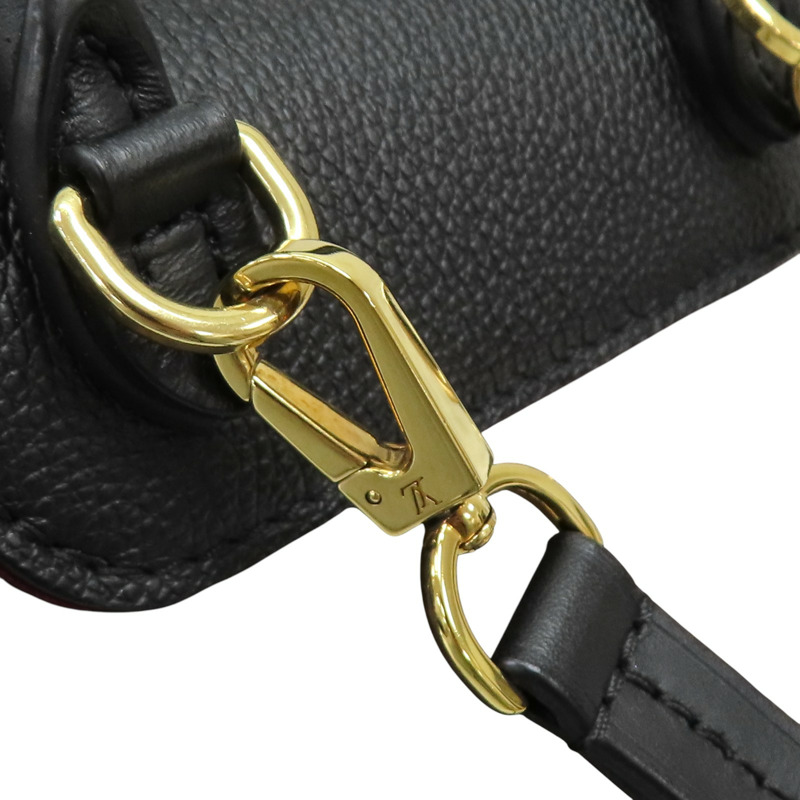 黑/棕色 原花帆布 Montsouris NM BB 後背包 M45516【LOUIS VUITTON LV 路易威登】 M45516-10