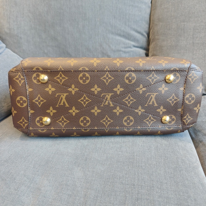 LOUIS VIUTTON 路易威登 Montaigne 中號 老花色 塗層帆布 通用款 手提包 單肩包-4