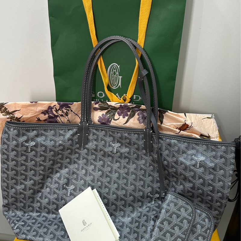 Goyard pm 托特 灰色-0