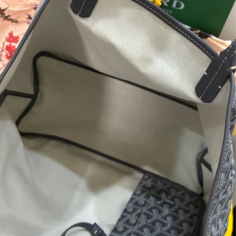 Goyard pm 托特 灰色-7