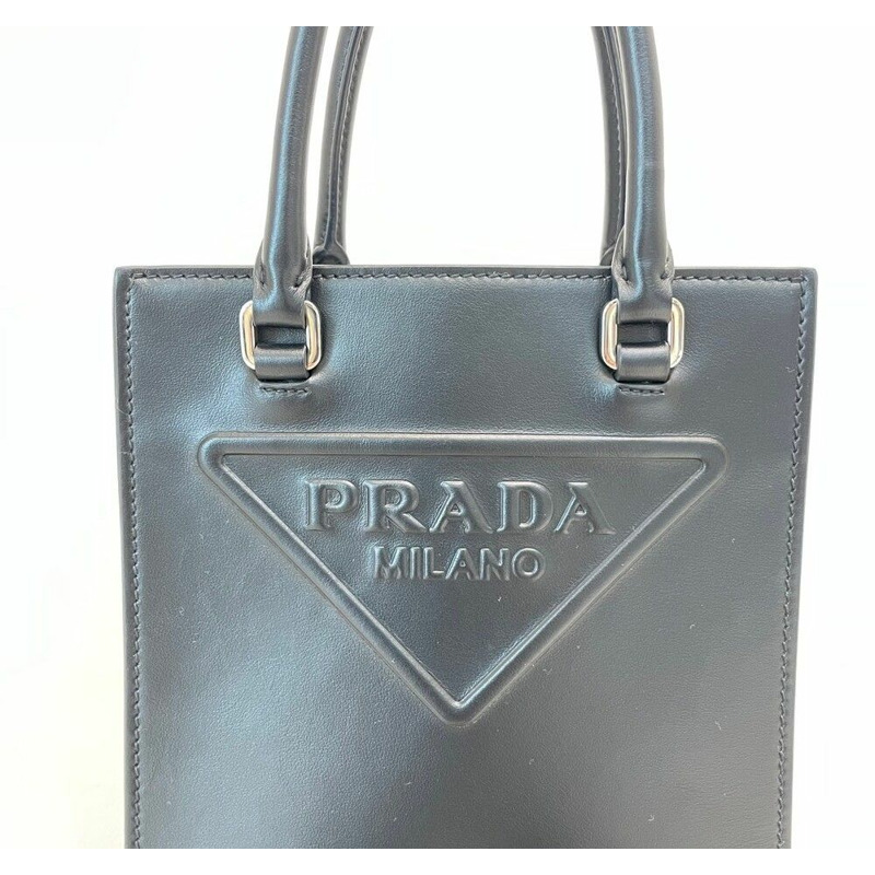 【包稅】PRADA 刺繡三角形Logo斜背包 1BA333-1