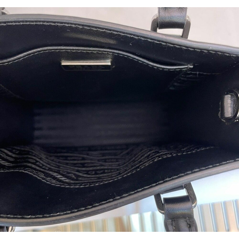 【包稅】PRADA 刺繡三角形Logo斜背包 1BA333-3