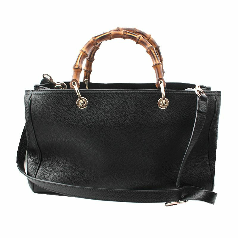 【包稅】GUCCI 竹製兩用手提包/單肩包 (323660)-2