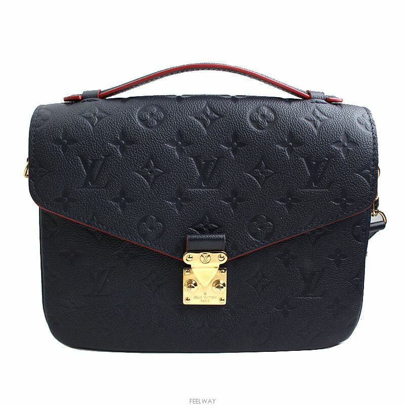 【包稅】LOUIS VUITTON Empreinte Pochette Metis 斜背包 M44071-0
