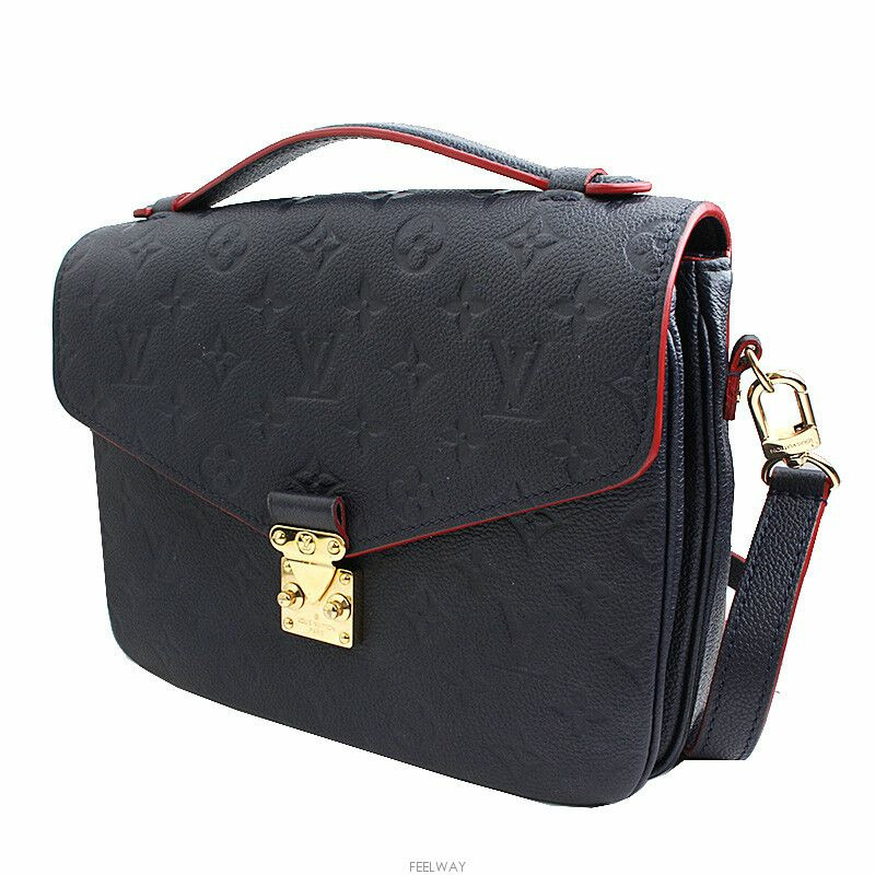 【包稅】LOUIS VUITTON Empreinte Pochette Metis 斜背包 M44071-1