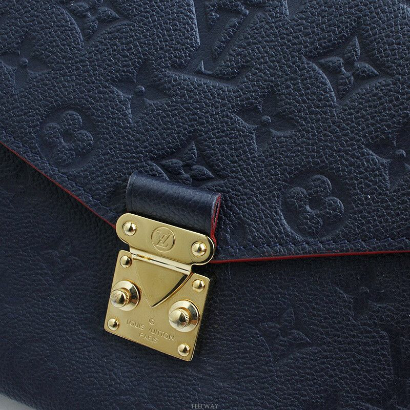 【包稅】LOUIS VUITTON Empreinte Pochette Metis 斜背包 M44071-5