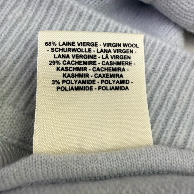 HERMES 絲綢拼接針織衫 EU 36-5