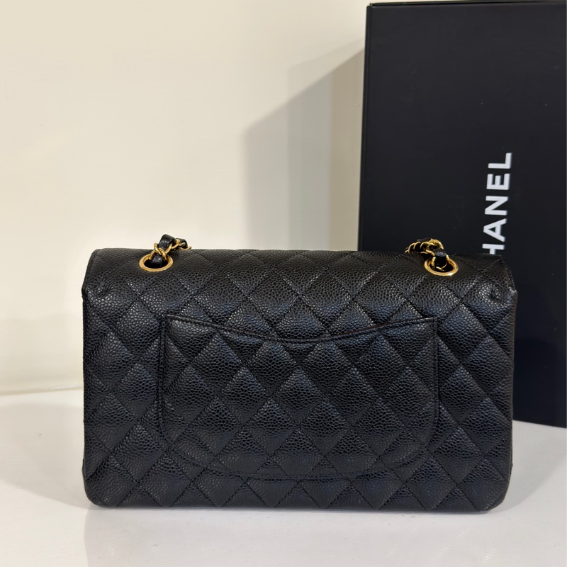 #全新全配🈶購證 #芯片款 #超甜💰 香奈兒Cf25黑金荔枝牛皮Coco系列-9