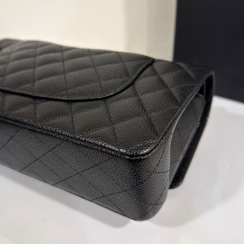 #全新全配🈶購證 #芯片款 #超甜💰 香奈兒Cf25黑金荔枝牛皮Coco系列-17