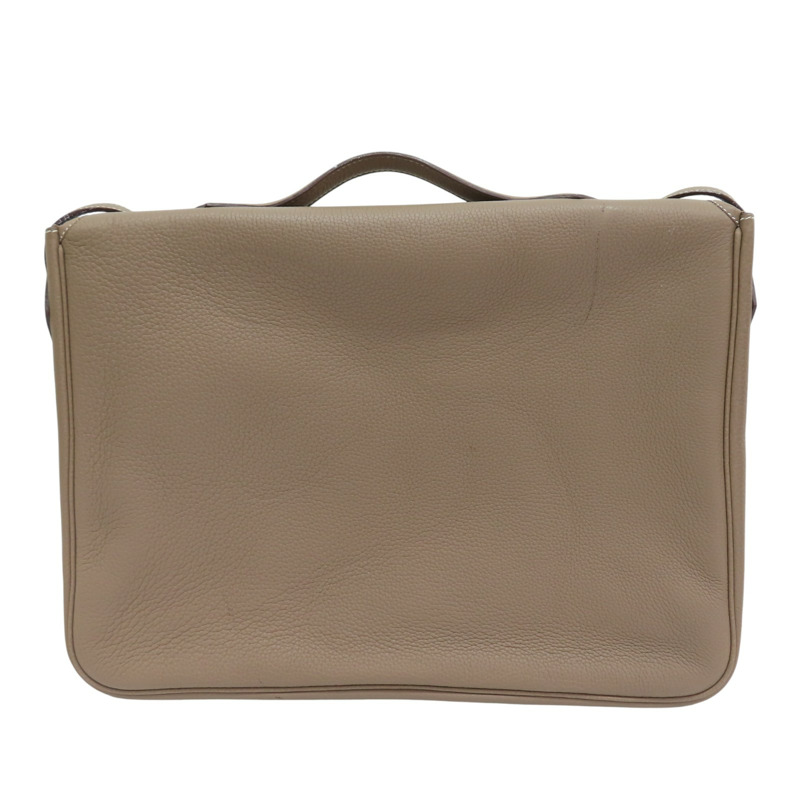 大象灰 TC牛皮 Victoria 郵差包 肩背包 B刻【HERMES 愛馬仕】-1