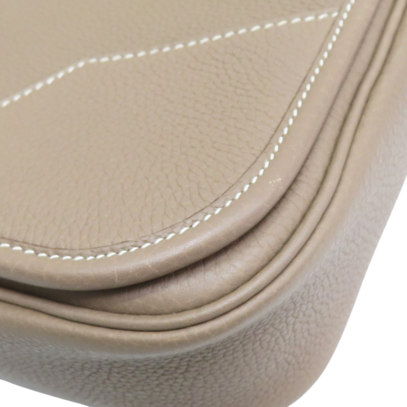 大象灰 TC牛皮 Victoria 郵差包 肩背包 B刻【HERMES 愛馬仕】-8