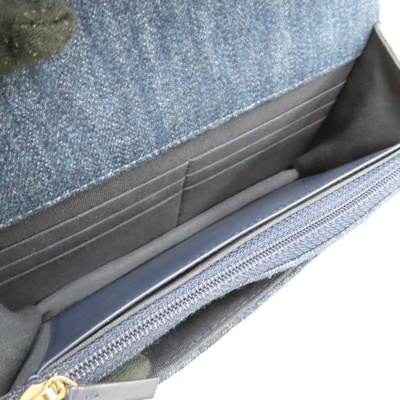 藍色 菱格紋丹寧布 19 WOC 兩用包【CHANEL 香奈兒】 AP0957-5