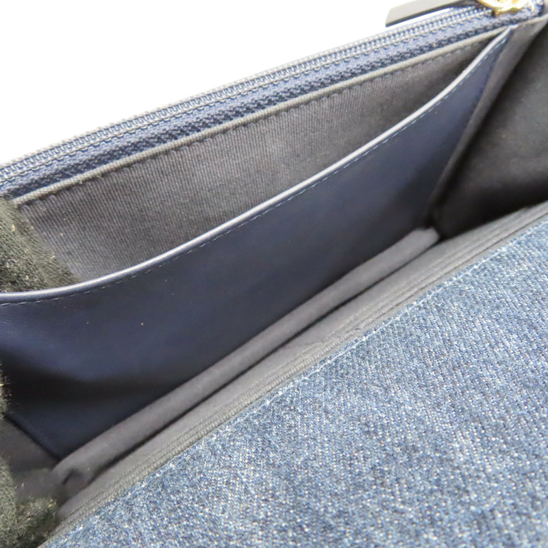 藍色 菱格紋丹寧布 19 WOC 兩用包【CHANEL 香奈兒】 AP0957-6